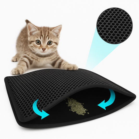 Tapis de litière pour chat